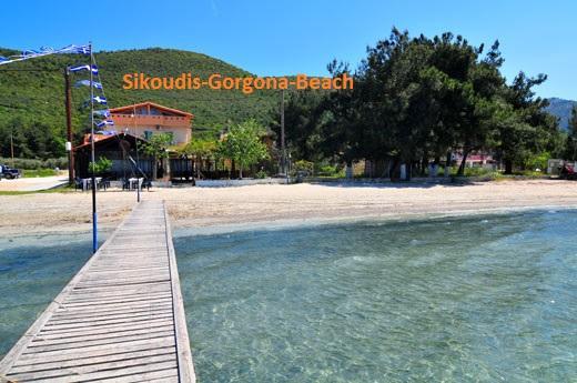 Sikoudis Gorgona Beach Skala Rachoni  Exterior photo
